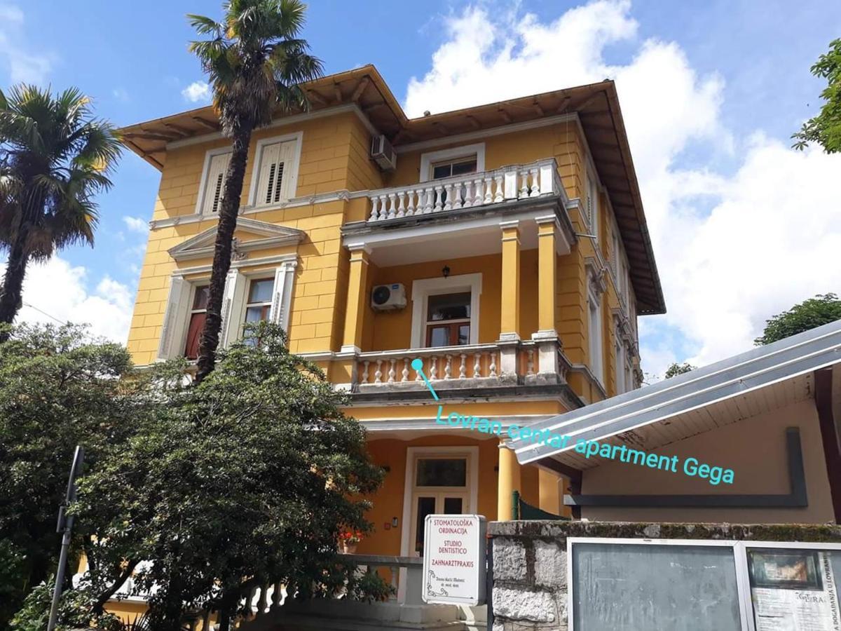 Lovran Centar, Apartman Gega Exteriér fotografie